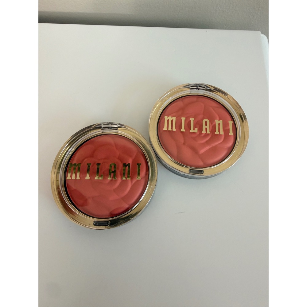 Milani Rose Powder Blush Womens 0.60oz 13 Wild Rose Matte Lot of 2 NEW NWT